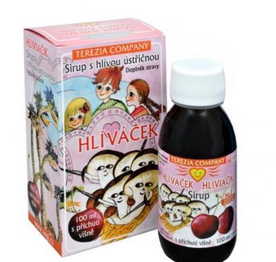 TEREZIA COMPANY Hlíváček sirup s hlívou ústřičnou příchutí višně 100 ml