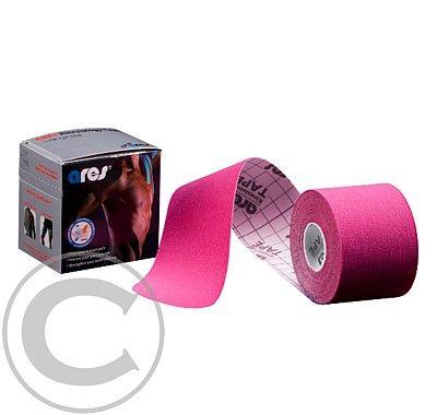 Kinezio tejp ARES kinesio tape 5cm x 5m růžová