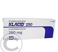 KLACID 250  10X250MG Potahované tablety, KLACID, 250, 10X250MG, Potahované, tablety