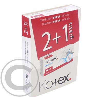 Kotex tampony Ultra Sorb Super (16*3)