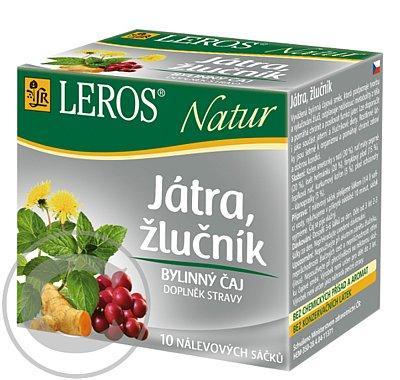 LEROS NATUR Játra, žlučník 10 x 1,5 g