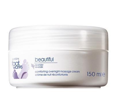 Levandulový zklidňující krém na nohy Foot Works (Beautiful Comforting Overnight Massage Cream) 150 ml