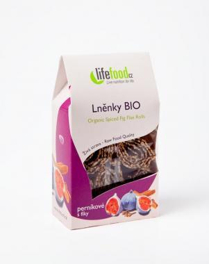 LIFEFOOD Lněnky BIO perníkové s fíky 80 g