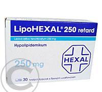 LIPOHEXAL 250 RETARD  30X250MG Tobolky, LIPOHEXAL, 250, RETARD, 30X250MG, Tobolky