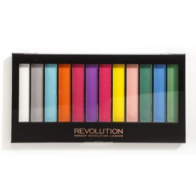 Makeup Revolution Redemption Palette Matte Brights paletka očních stínů 14 g