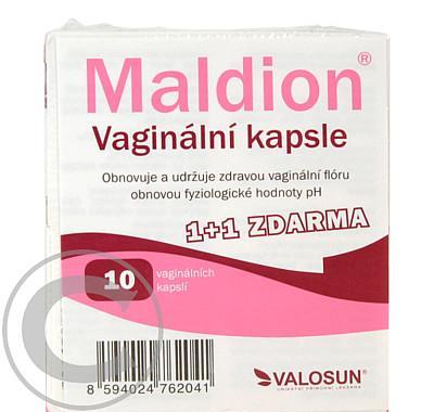 Maldion 10 vaginálních kapslí   10 kapslí ZDARMA, Maldion, 10, vaginálních, kapslí, , 10, kapslí, ZDARMA