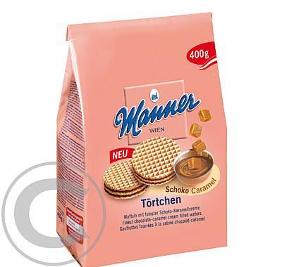 Manner Törtchen Schoko-Caramel 400g Čoko-karamelová náplň