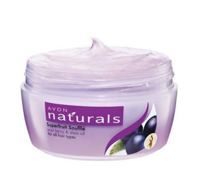 Maska s ovocem acai a bambuckým olejem pro všechny typy vlasů Naturals (Superfruit Soufflé) 125 ml