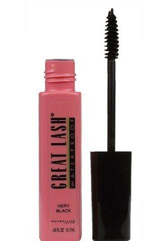 Maybelline Mascara Great Lash Waterproof Black  12,7ml Odstín Very Black černá