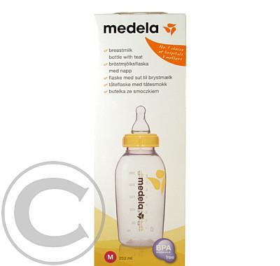 MEDELA Lahvička s dudlíkem vel.M 250ml