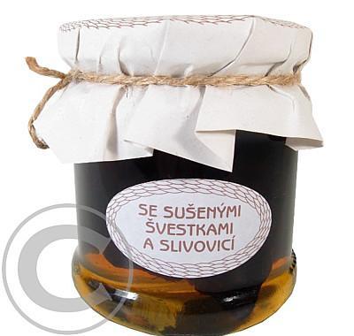 Medová chuťovka se suš. švestkami a slivovicí 230g