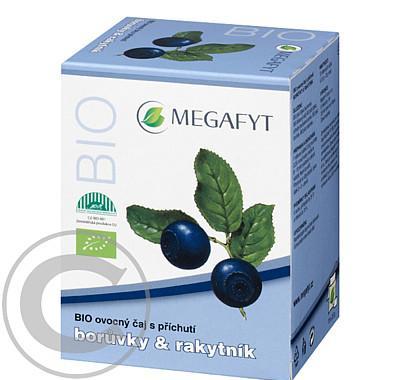 MEGA BIO Ovocný čaj borůvka rakytník 15x2g