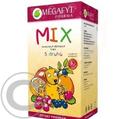 MEGAFYT Mix 5 druhů ovocných dětských čajů 20 x 2 g