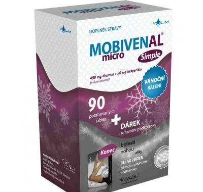 MOBIVENAL micro Simple 90 tablet   Dárek podkolenky Maxis