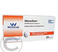 MONOFLAM 50 MG  20X50MG Tablety, MONOFLAM, 50, MG, 20X50MG, Tablety