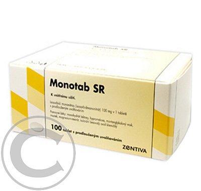 MONOTAB SR  100X100MG Tabl. s prodl. uvol., MONOTAB, SR, 100X100MG, Tabl., prodl., uvol.