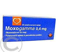 MOXOGAMMA 0,4 MG  30X0.4 MG Potahované tablety, MOXOGAMMA, 0,4, MG, 30X0.4, MG, Potahované, tablety