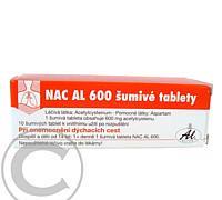 NAC AL 600 ŠUMIVÉ TABLETY  10X600MG Šumivé tablety