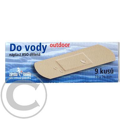 Náplast ASO Do vody 19x76mm Outdoor PLS 9ks