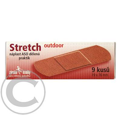 Náplast ASO Elastická 19x76mm Outdoor PLS 9ks