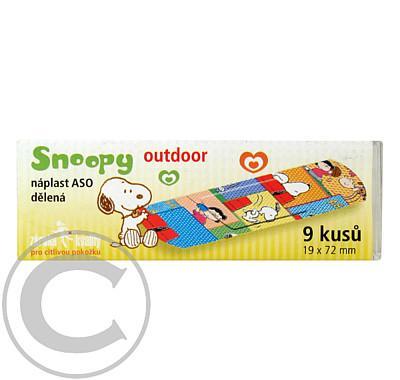 Náplast ASO Snoopy 19x72mm Outdoor PLS 9ks