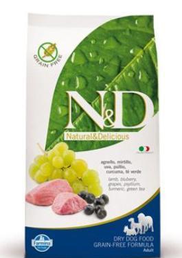 N&D DOG Adult Lamb & Blueberry 800g