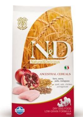 N&D Low Grain DOG Adult Mini Chicken & Pomegr 800g