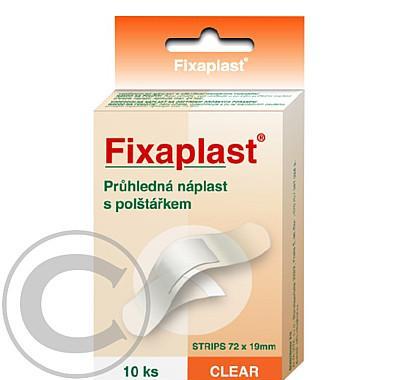 Náplast Fixaplast CLEAR strip 10 ks