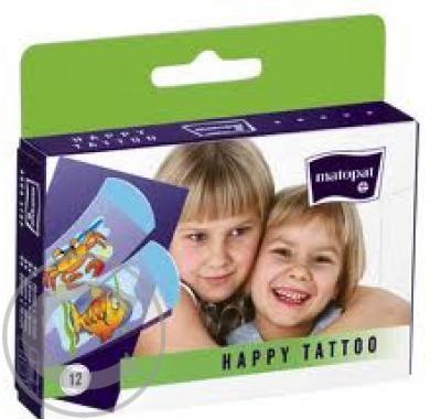 Náplast Matopat Happy Tattoo 12ks