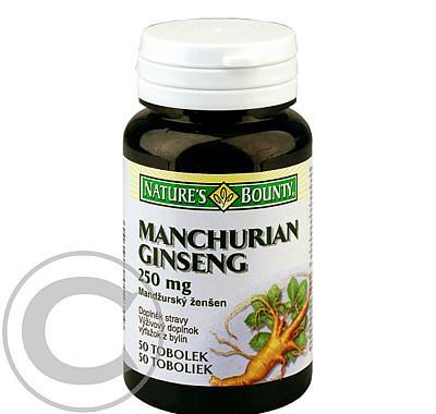 Nature's Bounty Manchurian ginseng tob.50x250mg