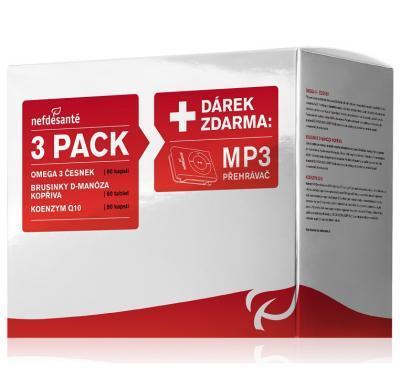 Nefdesanté 3pack   mp3 přehrávač ZDARMA