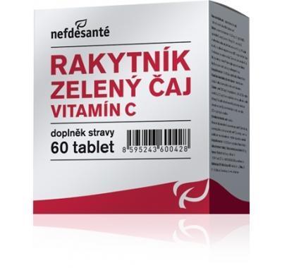 Nefdesanté RAKYTNÍK ZELENÝ ČAJ vitamín C 60 tablet