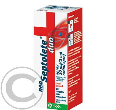 NEOSEPTOLETE DUO SPRAY  1X30ML Ústní sprej  : VÝPRODEJ exp. 2015-02-28