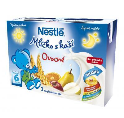 NESTLÉ Mlíčko s kaší ovocné 2x200 ml, NESTLÉ, Mlíčko, kaší, ovocné, 2x200, ml