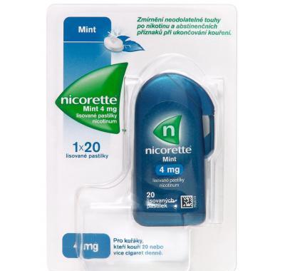 NICORETTE MINT LISOVANÉ PASTILKY  20X4 MG