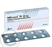 NIFECARD XL 30 MG  30X30MG Tabl. s řízeným uvol., NIFECARD, XL, 30, MG, 30X30MG, Tabl., řízeným, uvol.