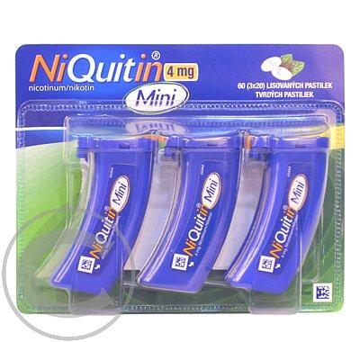 NIQUITIN MINI 4 MG  60X4MG Pastilky rozpustné v ústech