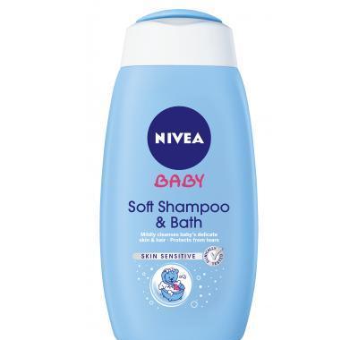 NIVEA Baby šampon a pěna do koupele 2v1 500ml