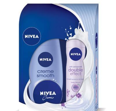 NIVEA kazeta pro ženy DOUBLE sprchový gel   deo   krém