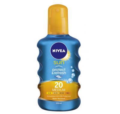 NIVEA Sun neviditelný sprej na opalování OF 20 200 ml