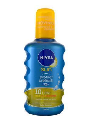 NIVEA Sun neviditelný sprej na opalování OF10 200ml