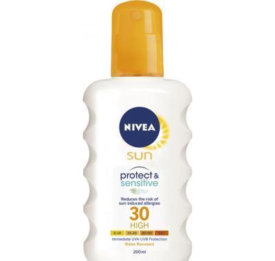 NIVEA sun sprej na opalování sensitive OF 30 200 ml