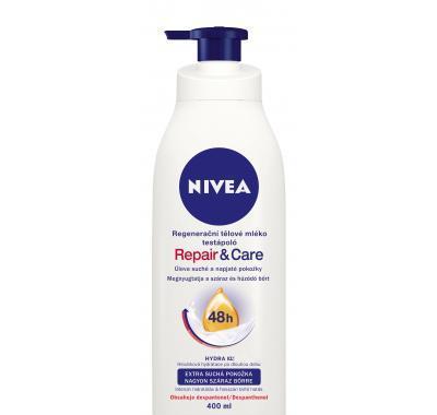 NIVEA Tělové mléko 400ML Repair and Care PUMPA