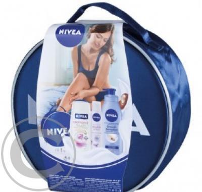 NIVEA Vánoční kazeta Diamond (tělové mléko, sprchový gel, antiperspirant)