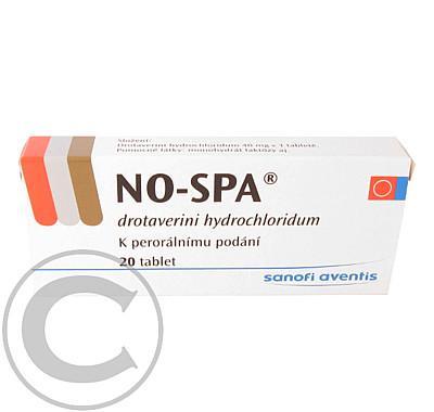 NO-SPA  20X40MG Tablety, NO-SPA, 20X40MG, Tablety