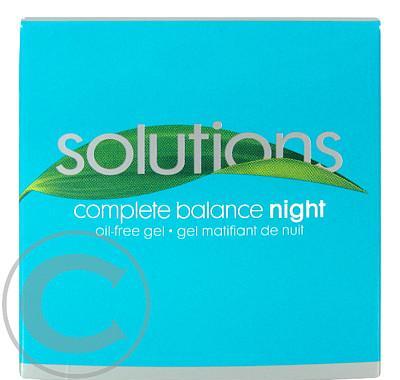 Noční gelový krém Solutions Complete Balance (Oil-free Night Gel) 50 ml, Noční, gelový, krém, Solutions, Complete, Balance, Oil-free, Night, Gel, 50, ml