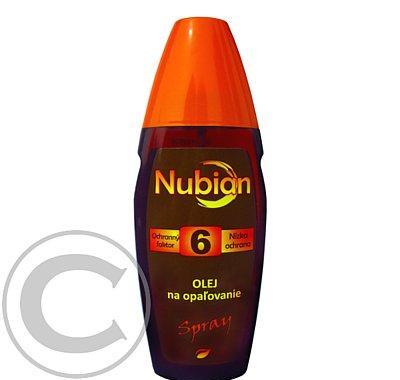 NUBIAN F6 olej na opalování, spray 150ml