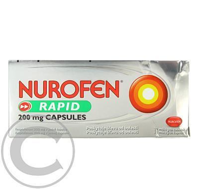 NUROFEN RAPID 200 MG CAPSULES  10X200MG Tobolky