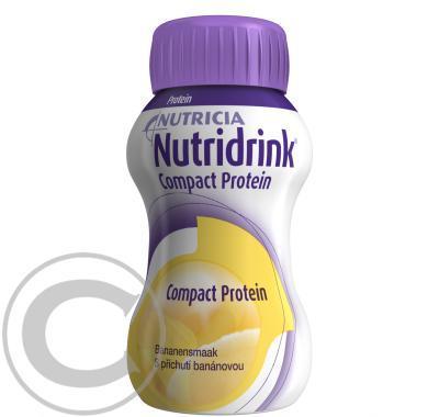 NUTRIDRINK COMPACT PROTEIN S PŘÍCHUTÍ BANÁNOVOU  4X125ML Roztok