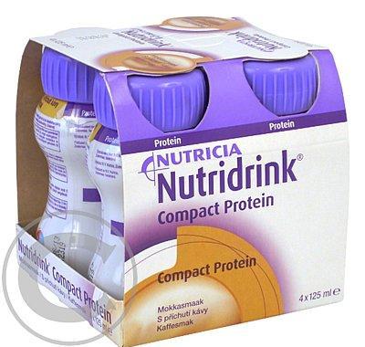 NUTRIDRINK COMPACT PROTEIN S PŘÍCHUTÍ KÁVY  4X125ML Roztok